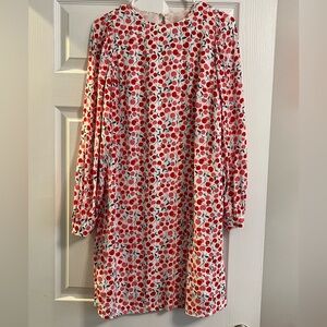 Loft Cherry Print Dress